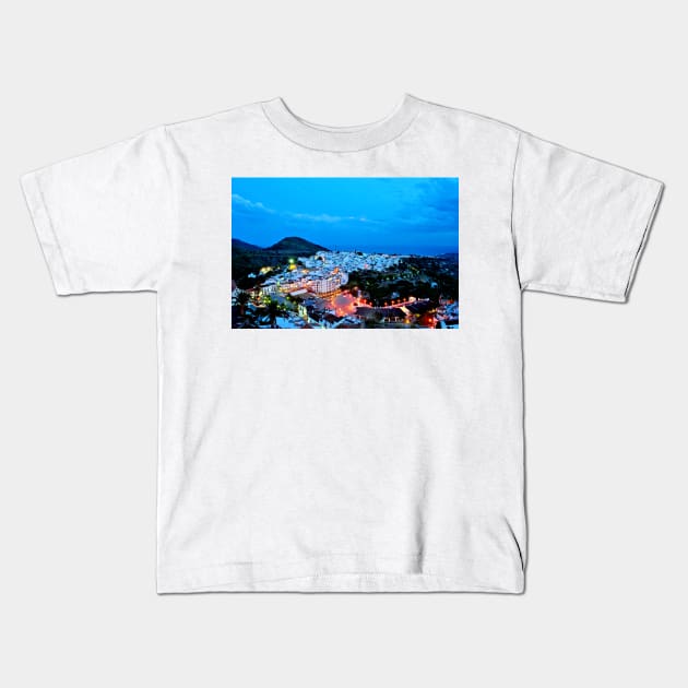 Frigiliana Andalusia Costa del Sol Spain Kids T-Shirt by AndyEvansPhotos